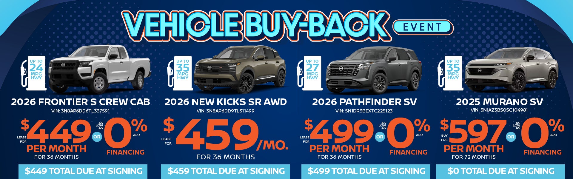 Vehicle Buy Back