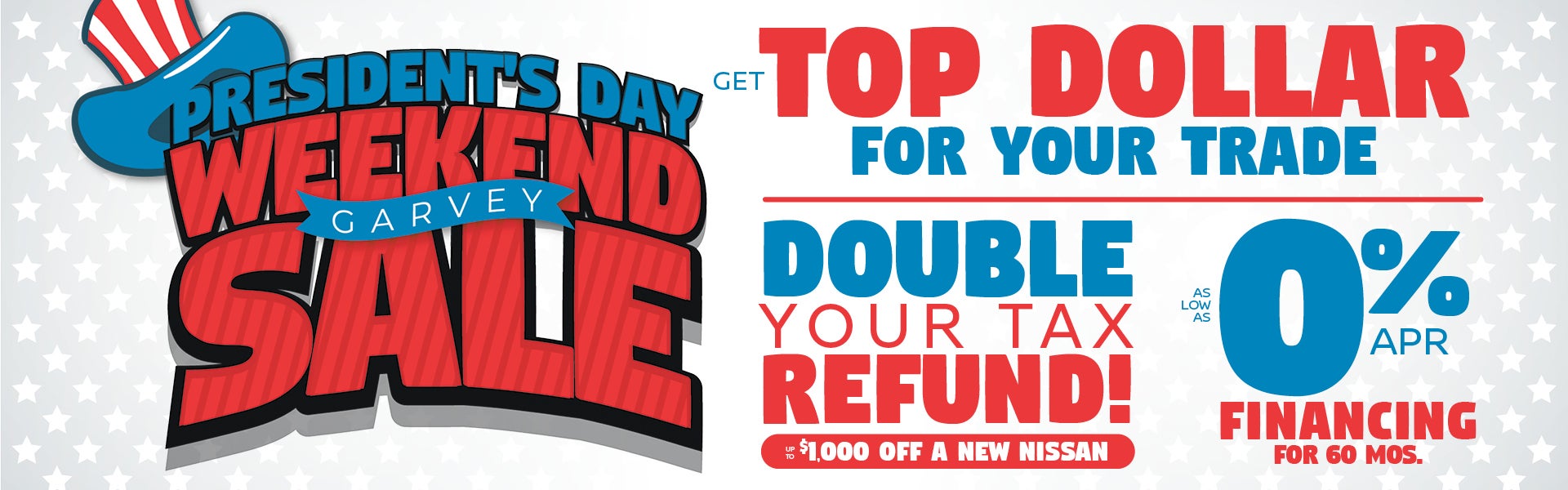 President's day weekend sale 