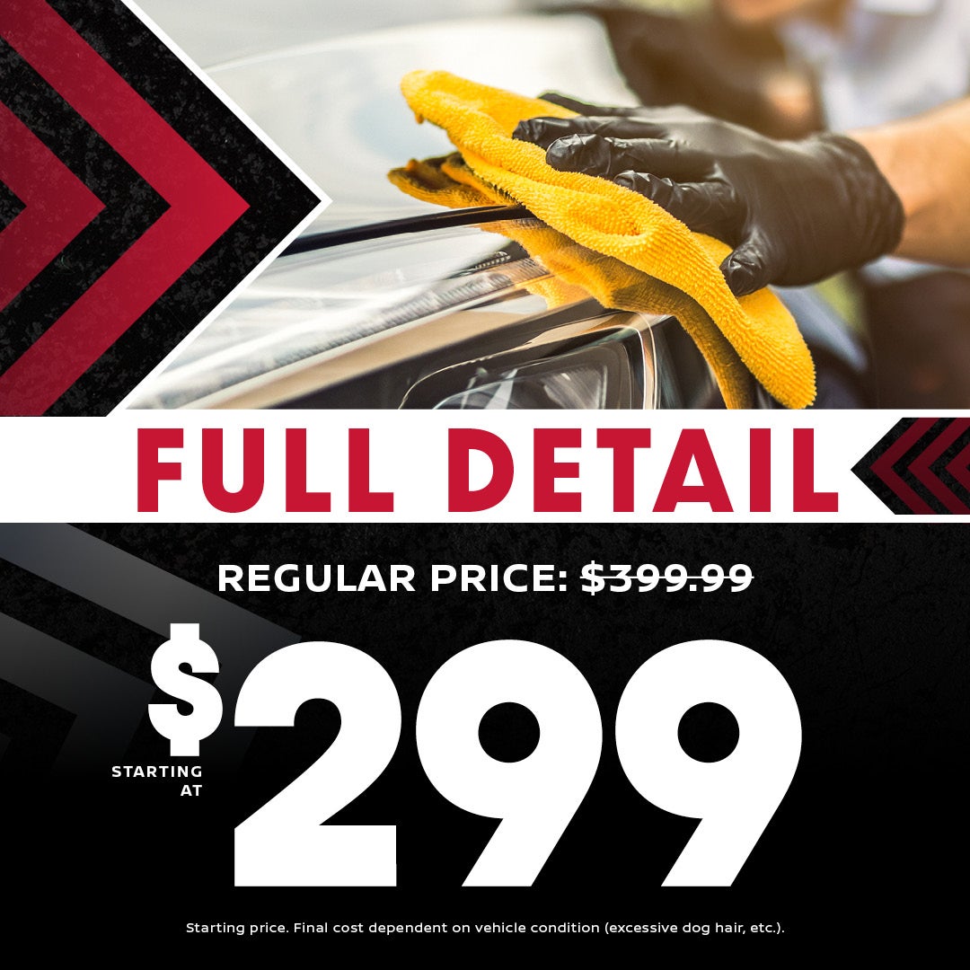 FULL DETAIL $299 STARTING PRICE