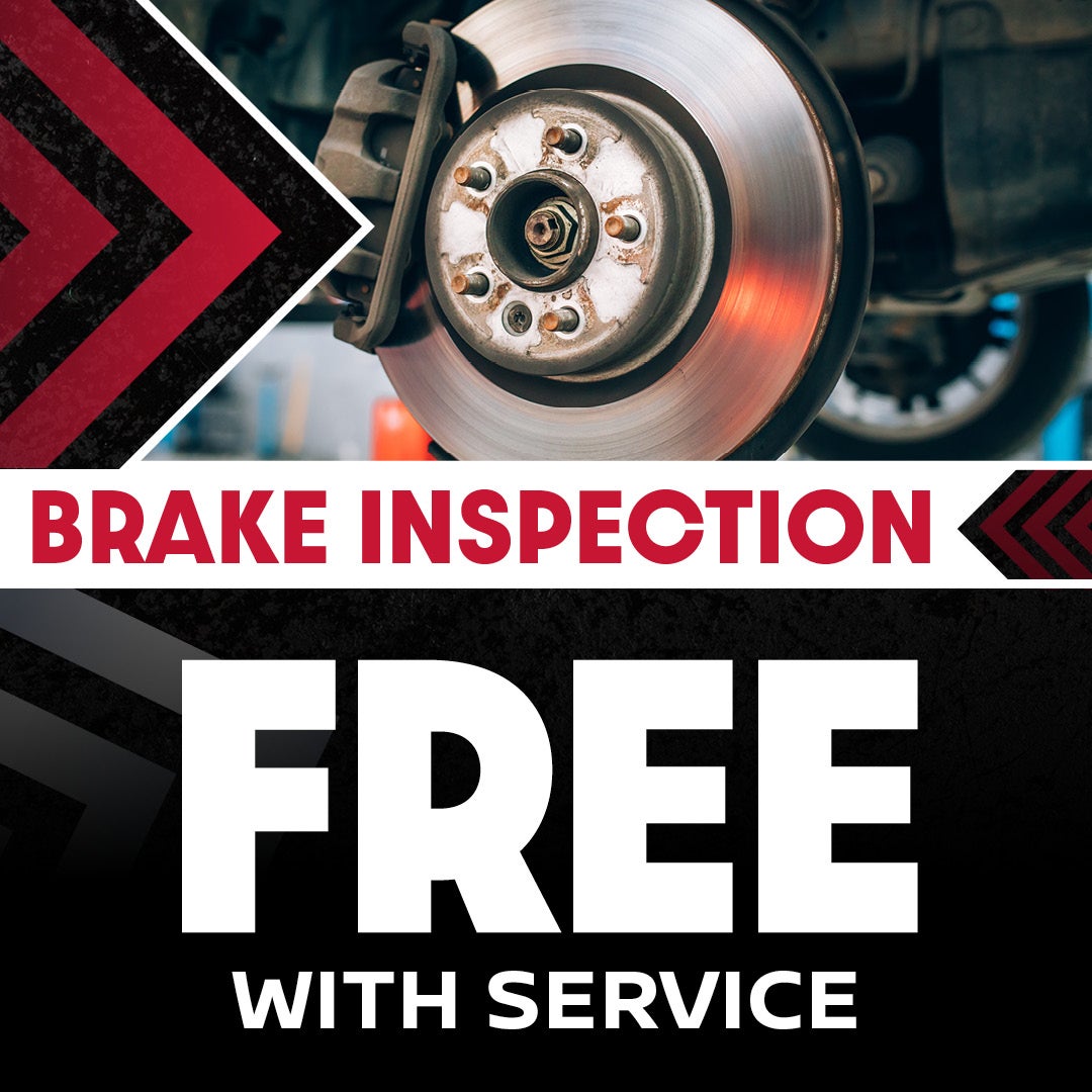 FREE BRAKE INSPECTION (WITH SERVICE)