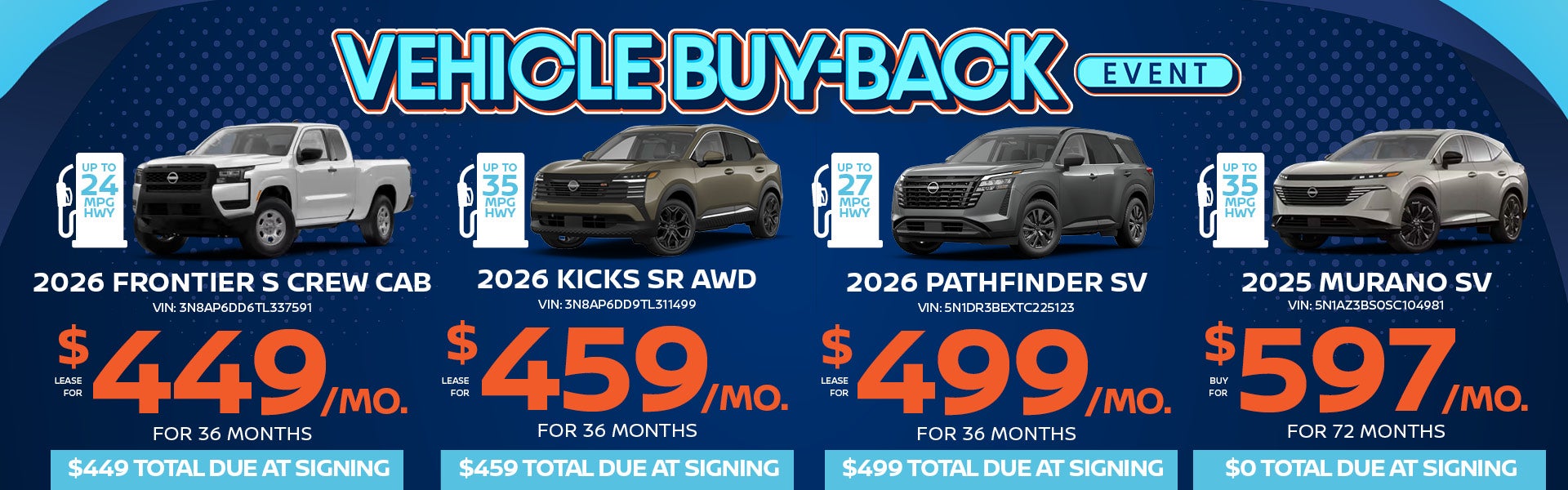 Vehicle Buy Back