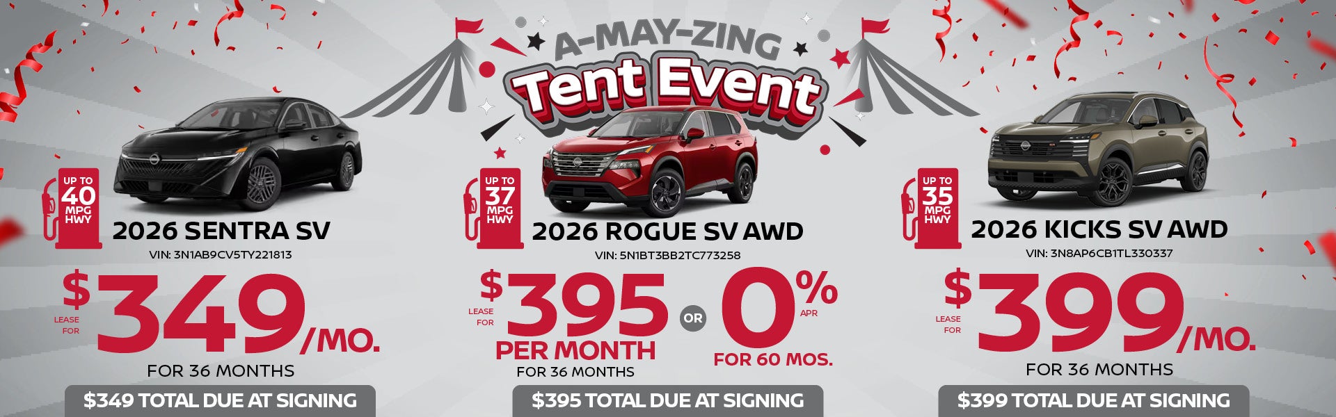  A-May-Zing Tent Event